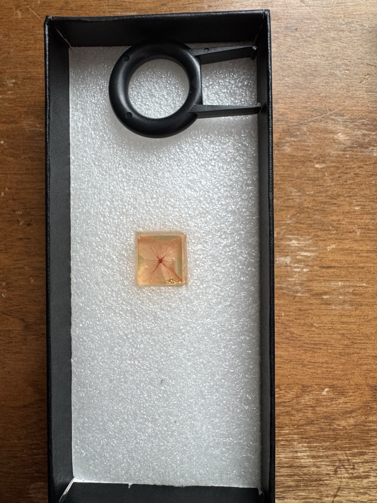 Artisan Resin Keycap Handmade Floral Pressed Flower Gold Flake for Cherry MX