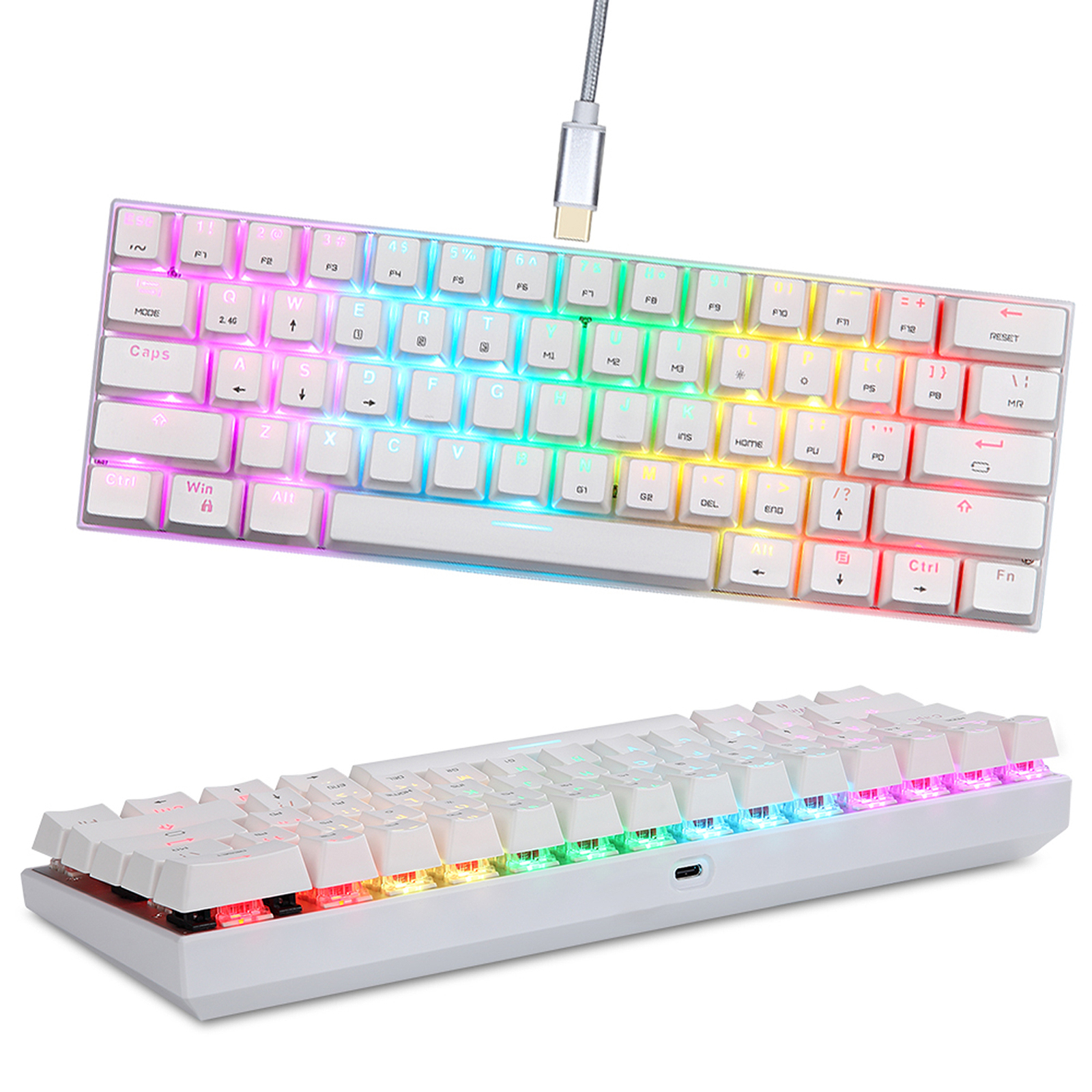 SK62    Gaming Mechanical Keyboard 61 Keys  O6M0