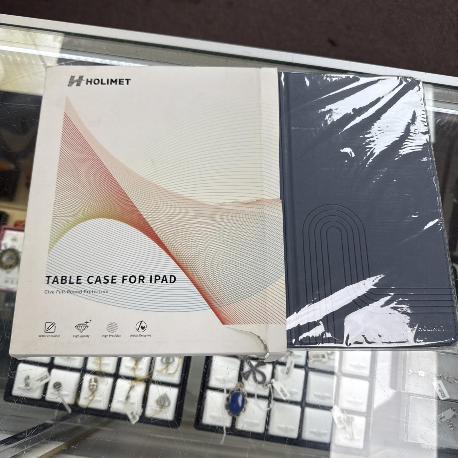 HOLIMET TABLE CASE FOR IPAD FULL PROTECTION H-US-SJ8.3 Blue 7.5 X 10 & PEN HOLD