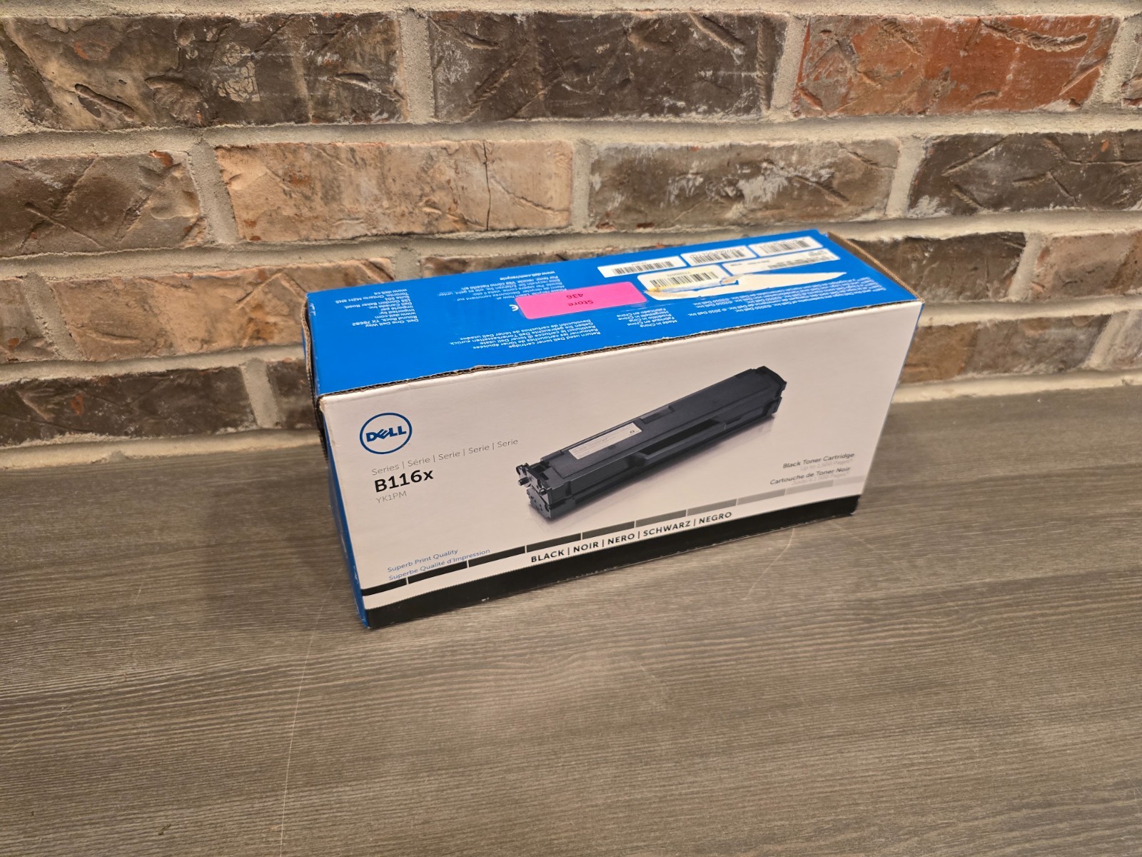 New Sealed Dell B116X YK1PM Black Laser Toner Cartridge B1160 B1163 B1165