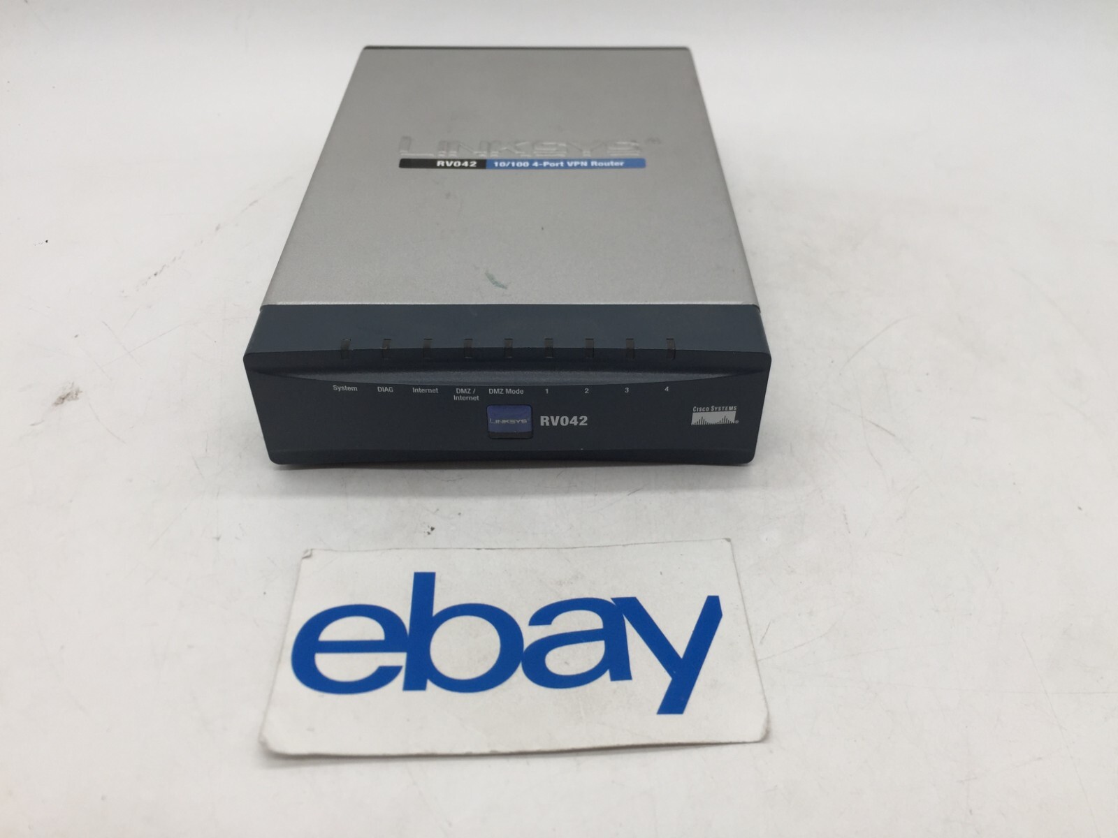 Cisco Linksys RV042 10/100 4 Port Dual WAN VPN Router UNIT ONLY FREE S/H