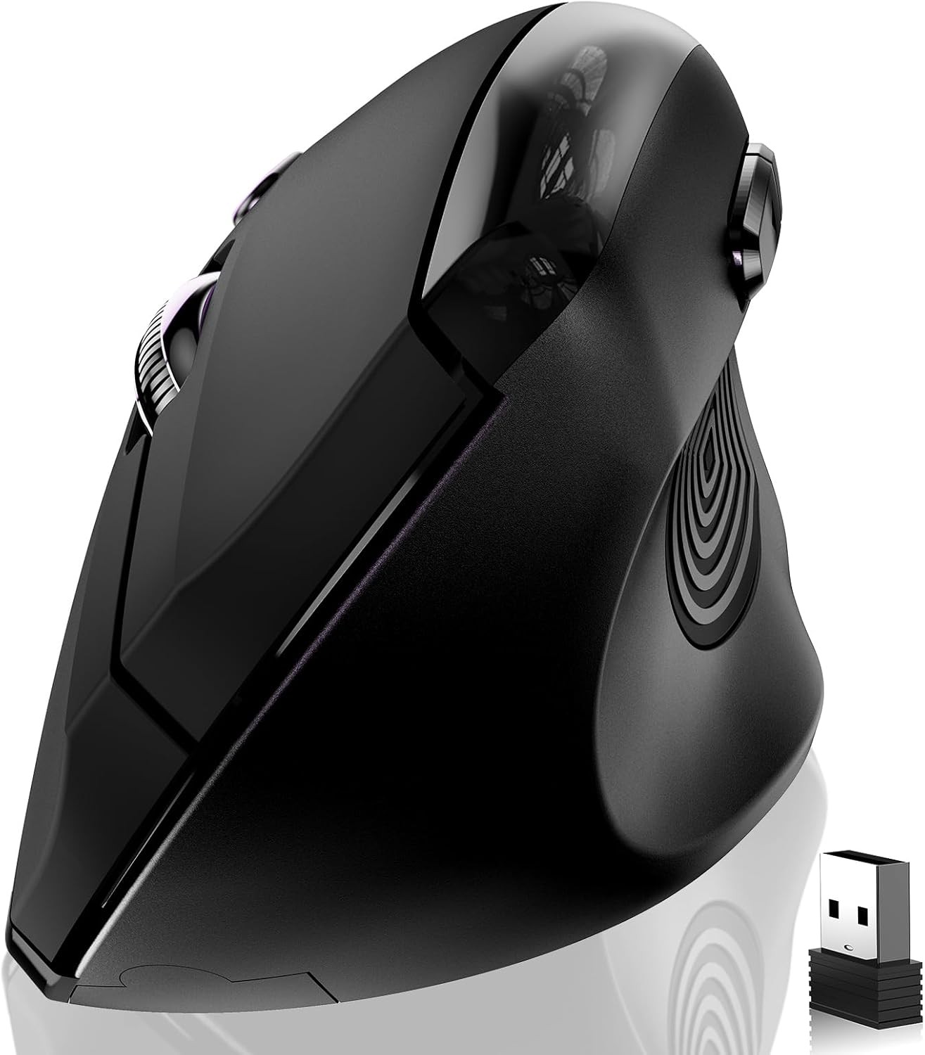memzuoix Ergonomic Wireless Mouse, 2.4G Optical Cordless, 800/1200/1600 DPI