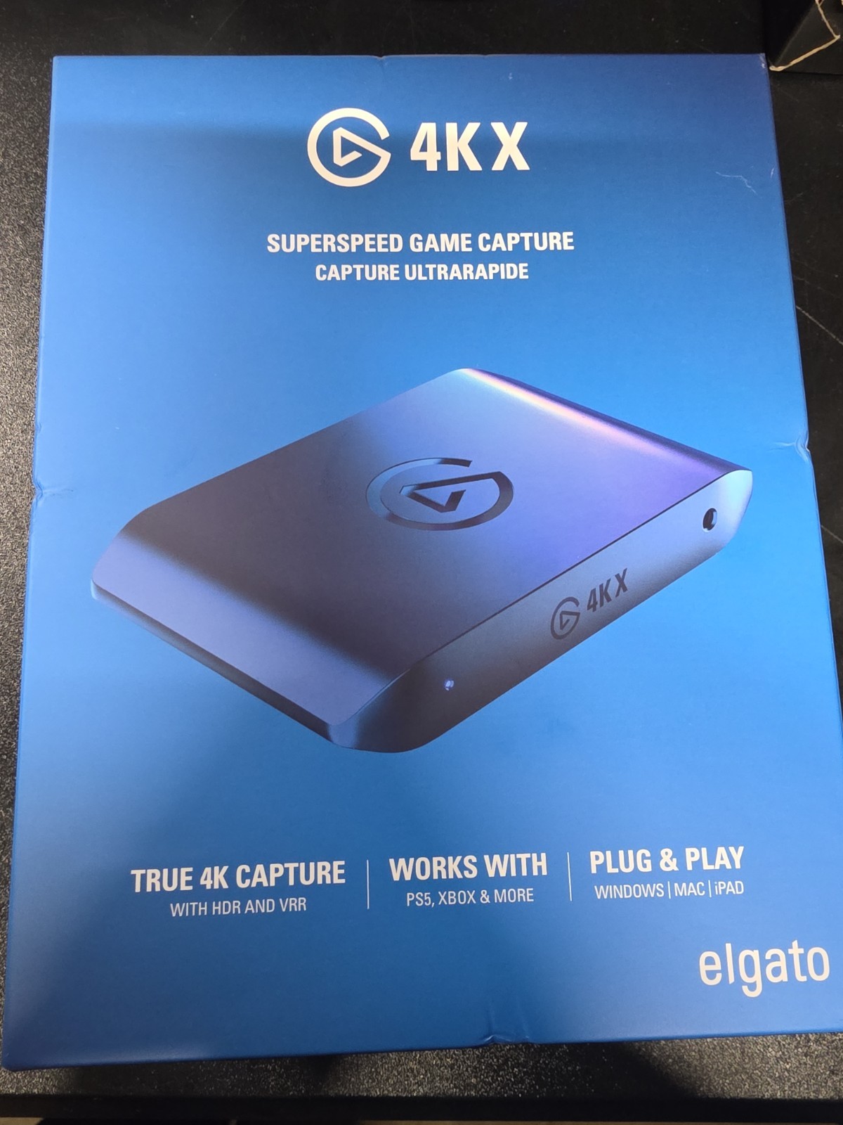 Elgato Game Capture 4K X External HDMI USB-C Video Capture HDR VRR w/Cables