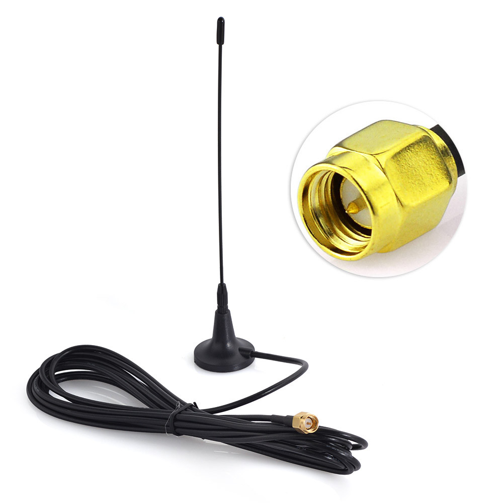 3dbi 433Mhz Omni-Directional Magnetic Base SMA Male Antenna for Ham Radio