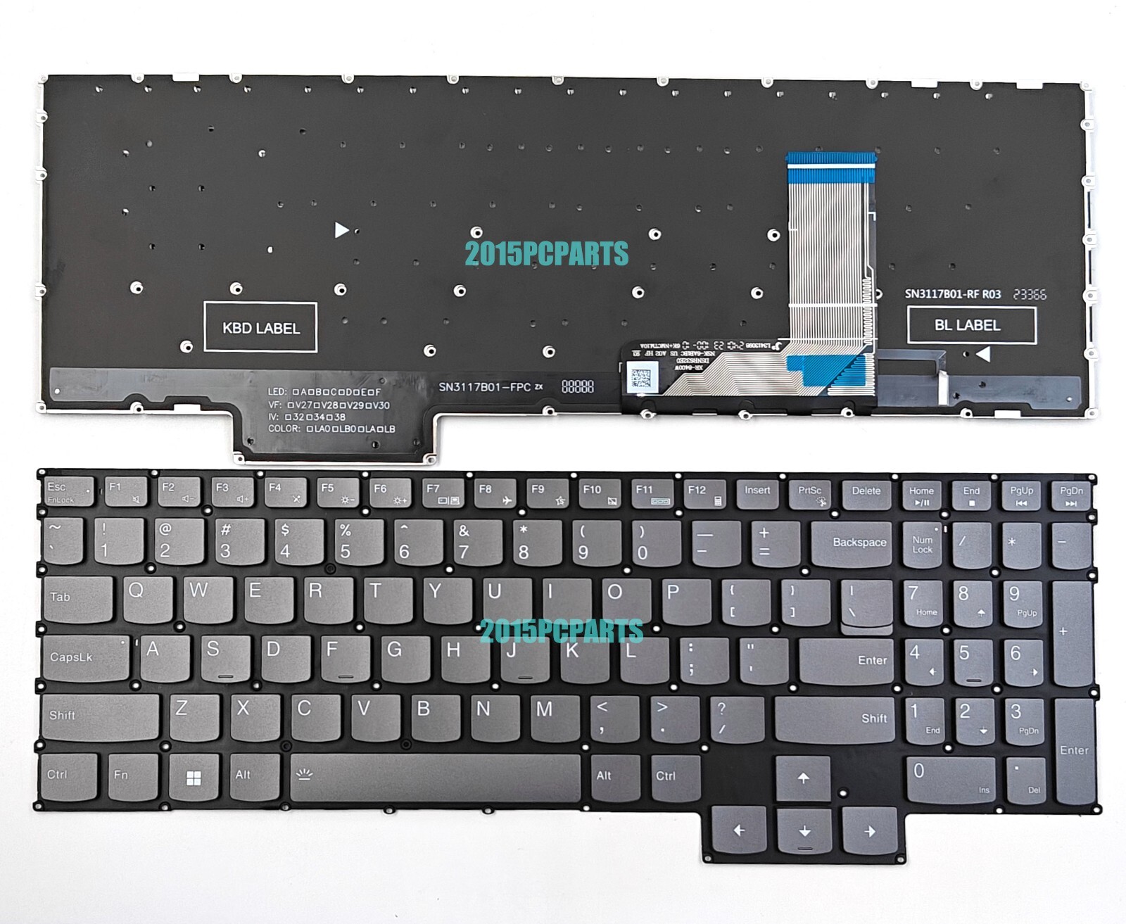 New for Lenovo Legion Slim 5 16APH8 16IRH8 Keyboard Backlit US
