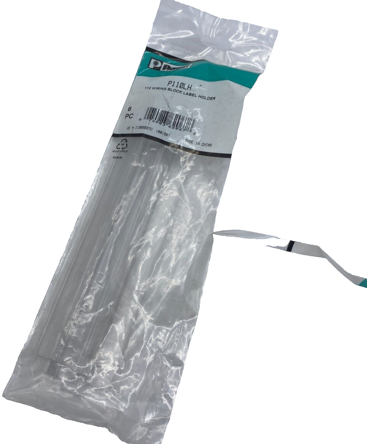 P110LH PANDUIT 110 Punchdown Base Label Holder -8 PCS 🔔