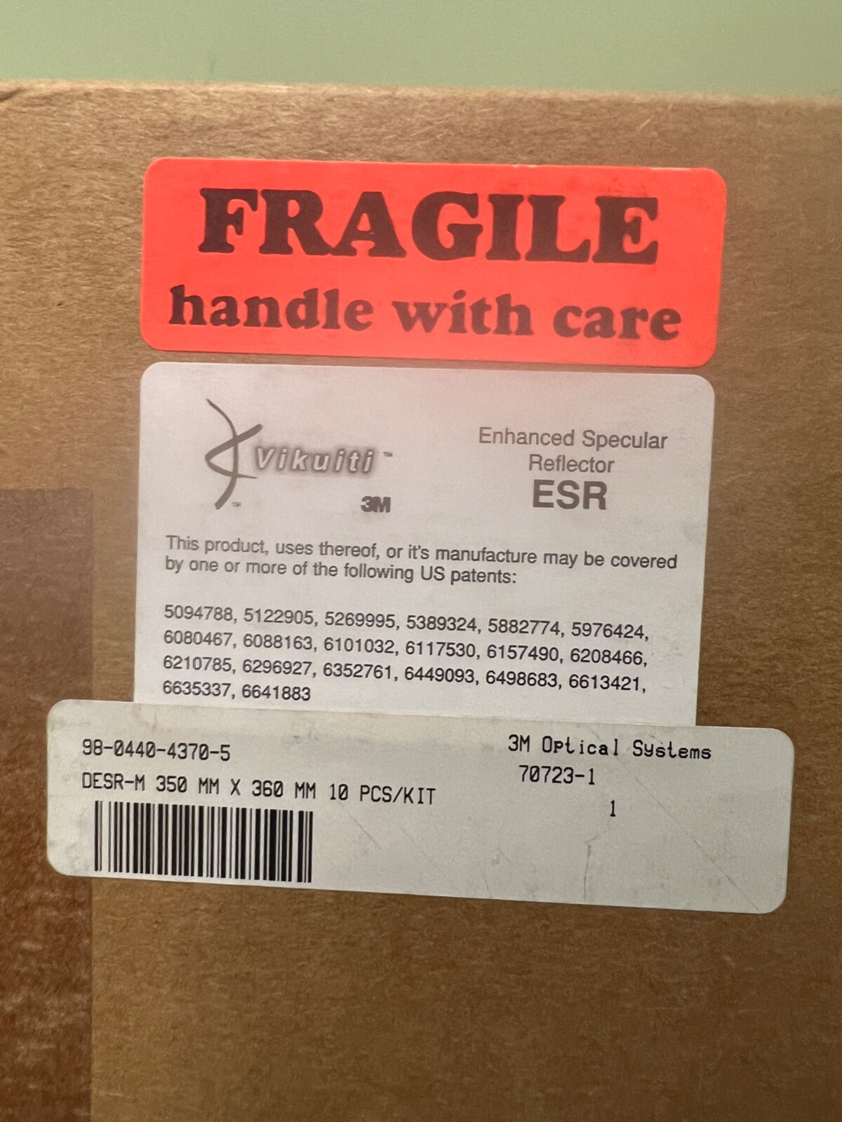 3M Vikuiti ESR-DESR-M 350mm X 360mm  10pcs/kits