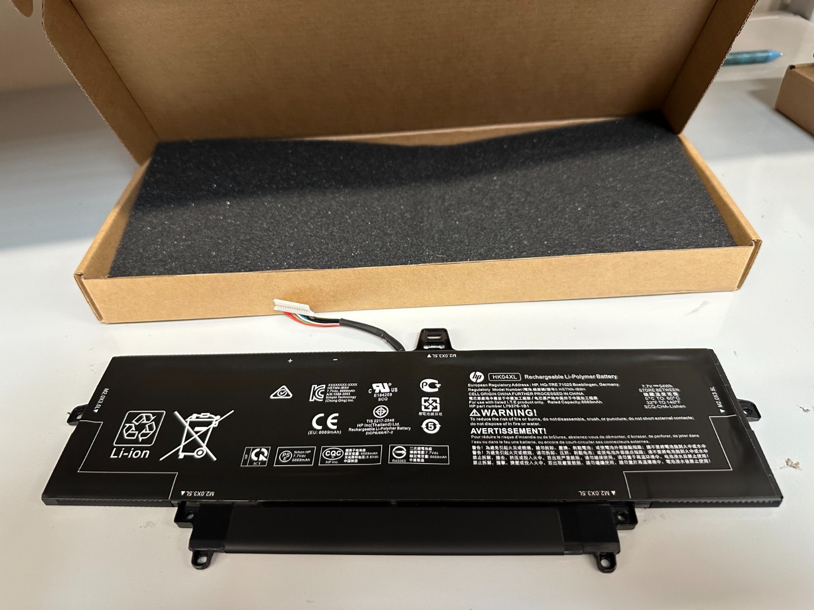 New Genuine HK04XL OEM Battery for HP EliteBook X360 1030 1040 G7 G8 L84352-005