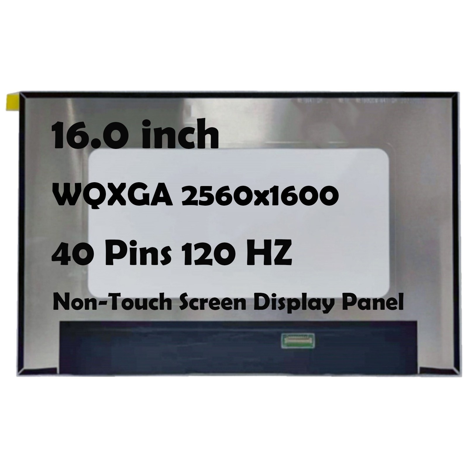 NE160QDM-N41 LCD Non-Touch Screen Display Replacement 16" 2560x1600 40pins 120Hz