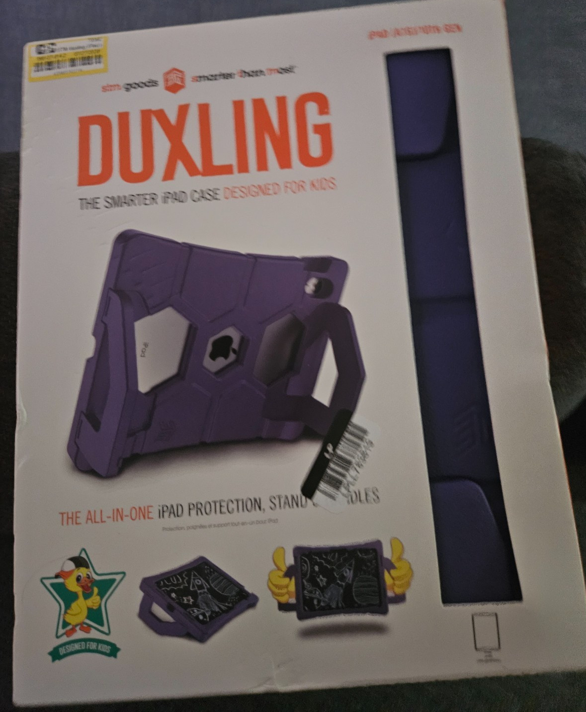 STM duxling (iPad (A16) 10th gen) AP - Purple: Impact-Resistant EVA Foam Case