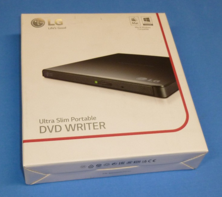 LG Electronics USB 2.0 Super Multi Ultra Slim Portable DVD Writer Drive GP65NB60