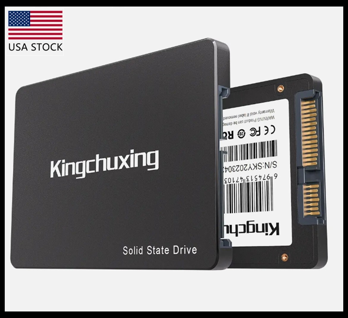 Kingchuxing 128GB 2.5"SATA III SSD Internal Solid State Drive PC Laptop 550MBs