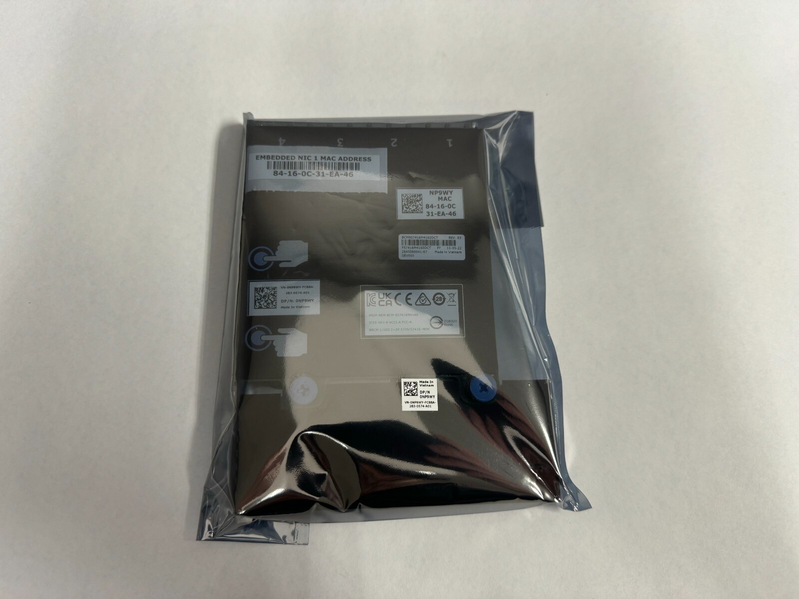 *NEW* PowerEdge R840 Broadcom 57416 Dual Port 10GB RJ45 + 5720 Dual Port NDC