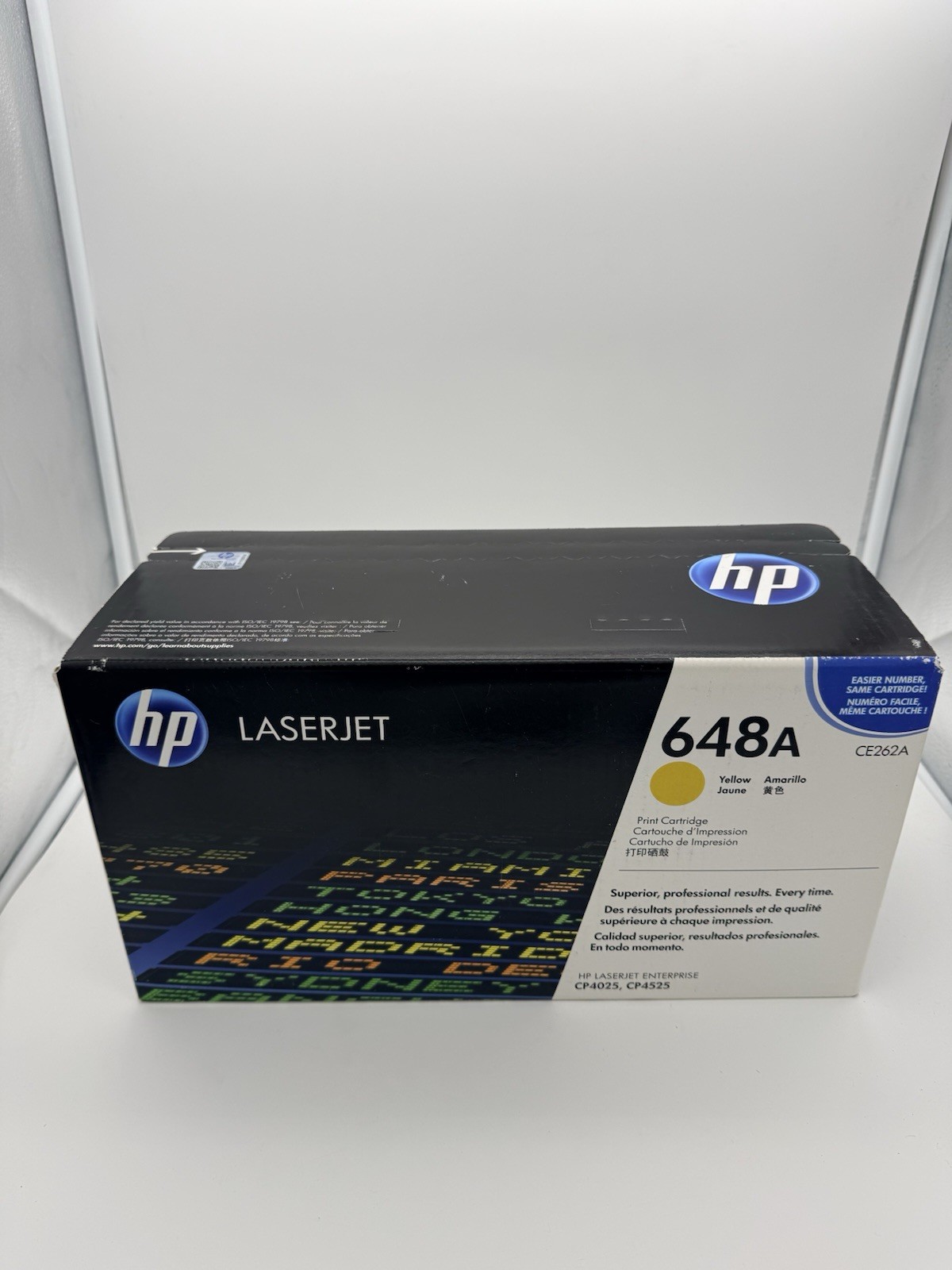 HP CE262A Toner Cartridge Yellow 648A LaserJet NIB