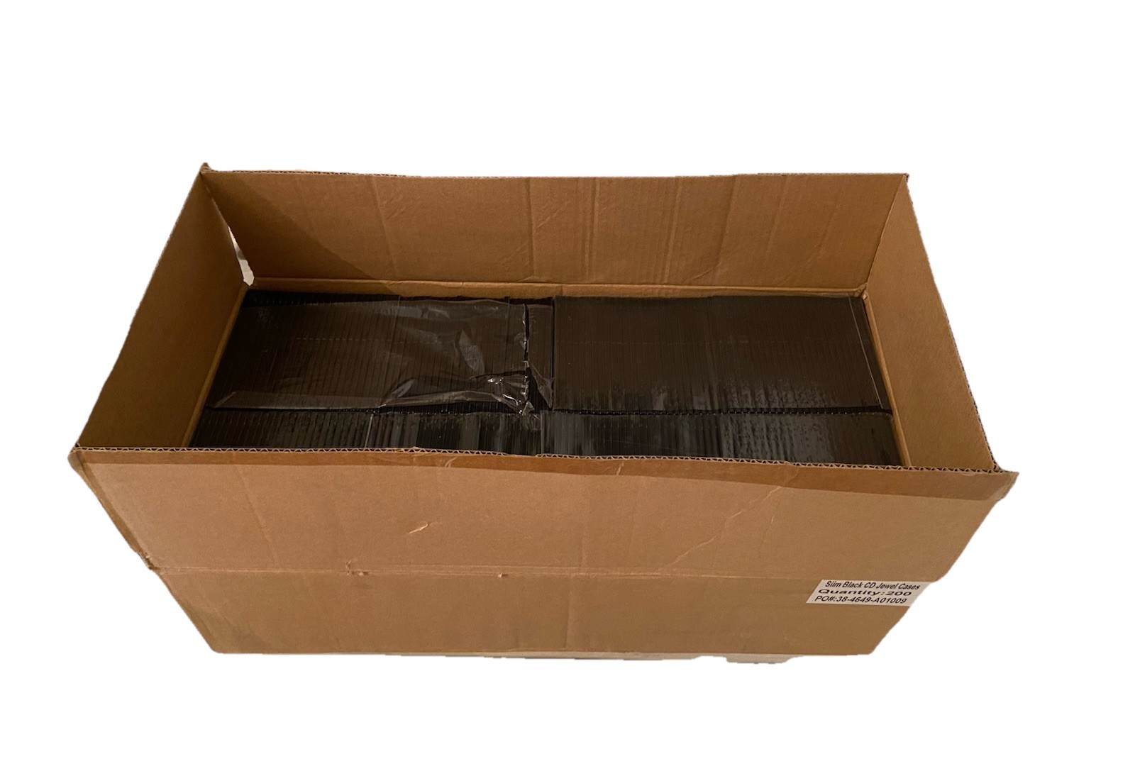 NEW 200 New single Slim CD/DVD/VCD Jewel Cases Storage Boxes