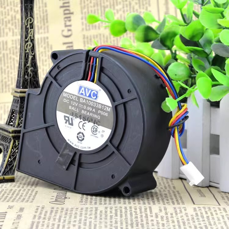 AVC BA10033B12M DC12V 0.99A 9733 9cm 4pin Blower Turbo Fan