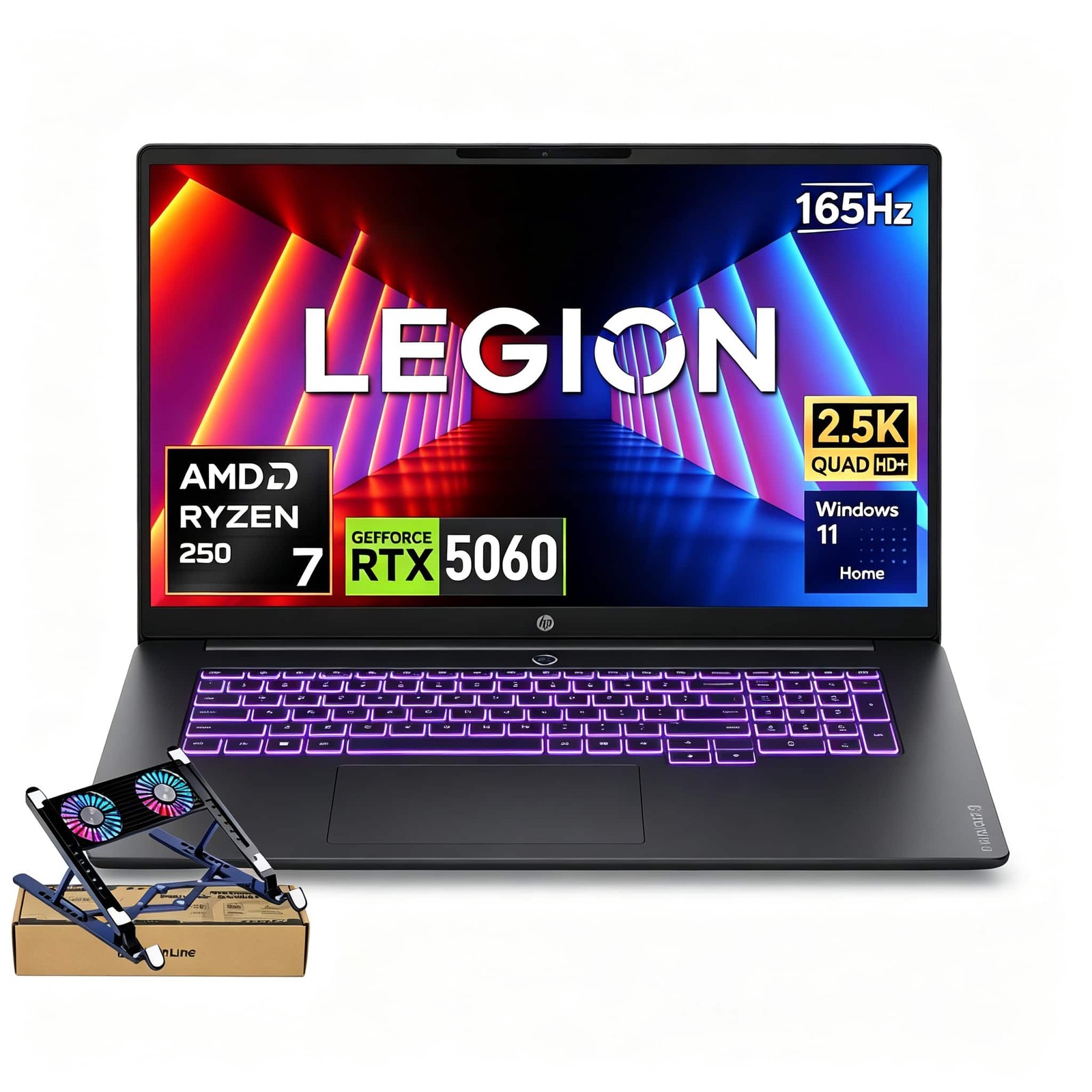 Lenovo - Upgraded - Legion 5 15.3 in WQXGA - AMD Ryzen 7 250 1TB SSD 32GB RAM
