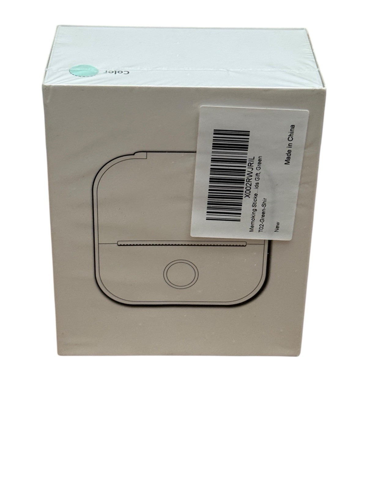 NEW- GREEN Phomemo T02 Thermal Photo Printer Print Pod Sticker Printer