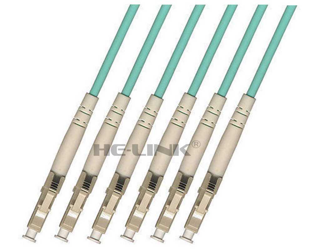 150M LC-LC Outdoor Armored 10G OM3 MM 6 Strands Fiber Patch Cord