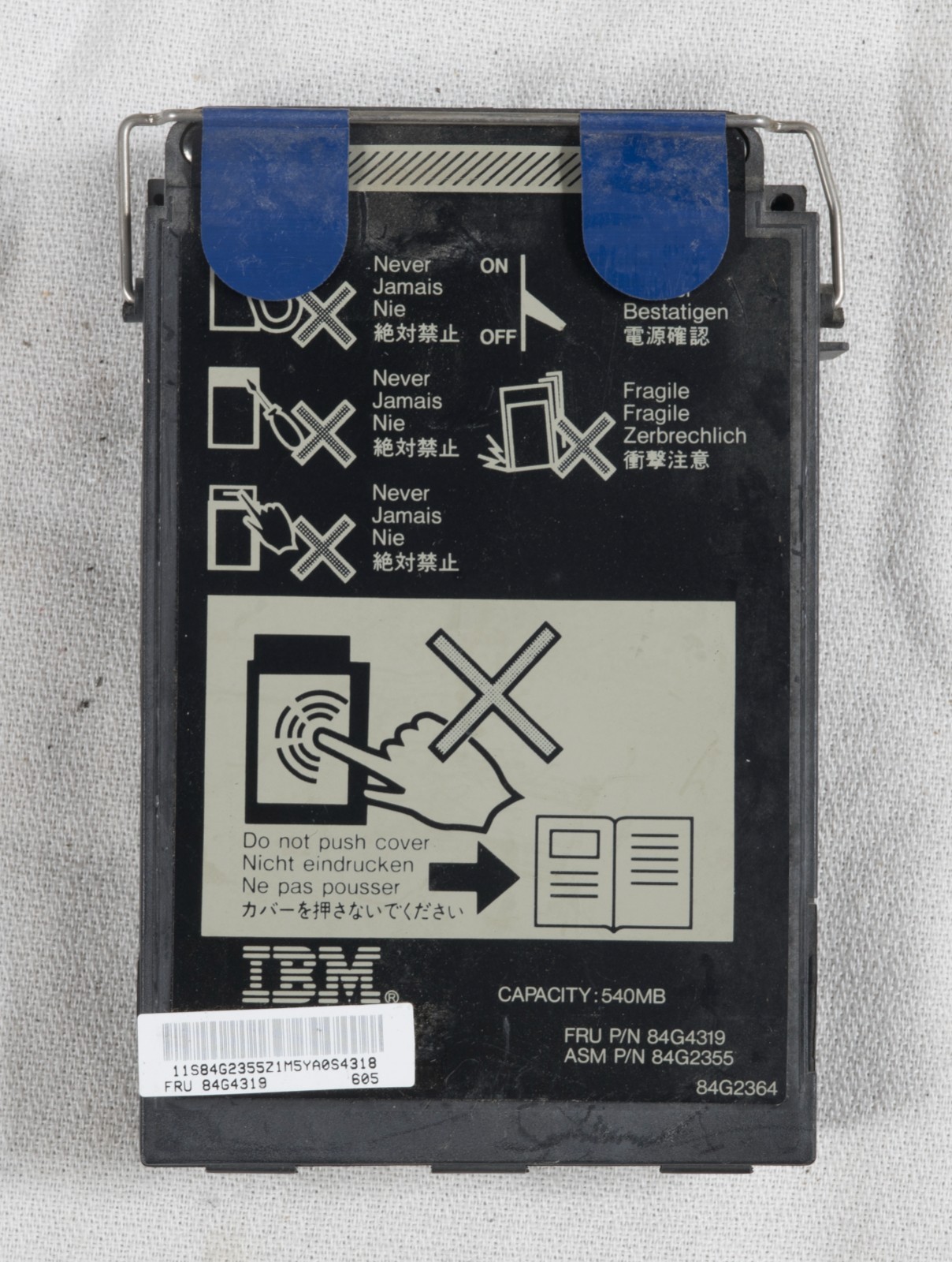 IBM ThinkPad 750 755 355 360 540MB hard drive loaded with OS/2 84G4319