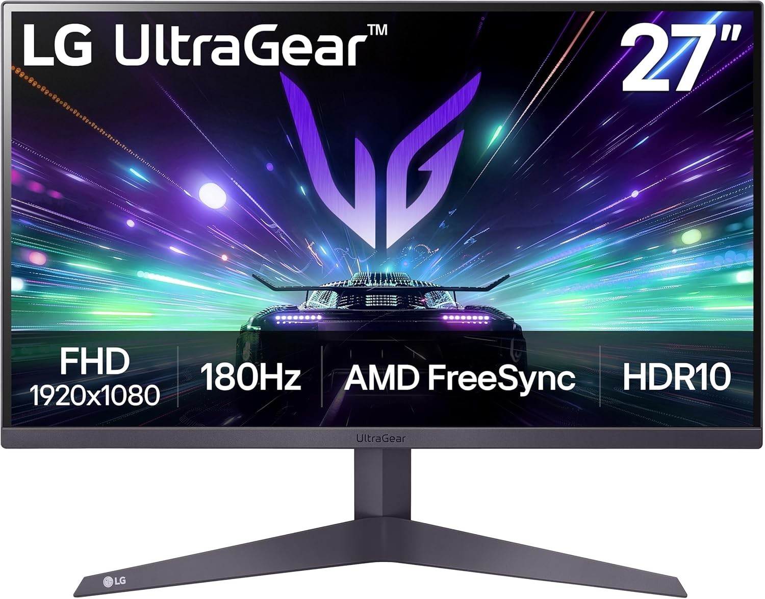 LG 27-Inch Ultragear FHD (1920 x 1080) Gaming Monitor - Black (27GS40W-B)™