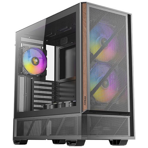Antec P30 ARGB Mid Tower 478 222 465 mm Steel+Plastic+Wood ATX/mATX/ITX 4mm