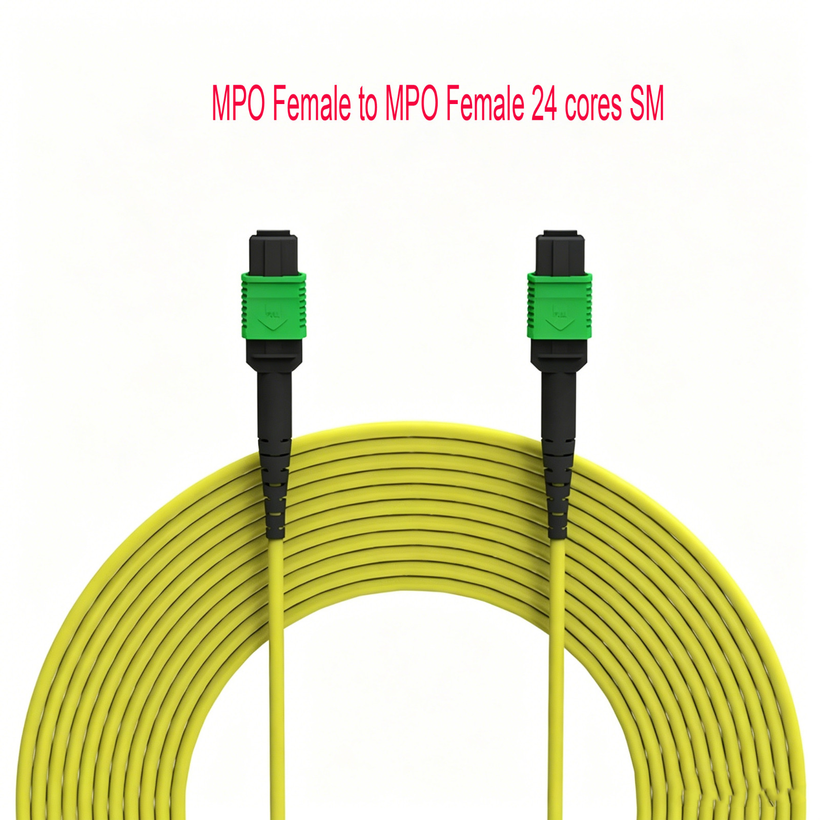 1M~80M MPO 24 Fiber Trunk Fiber Patch Cord G657A1 SM Type B Cable Data Center