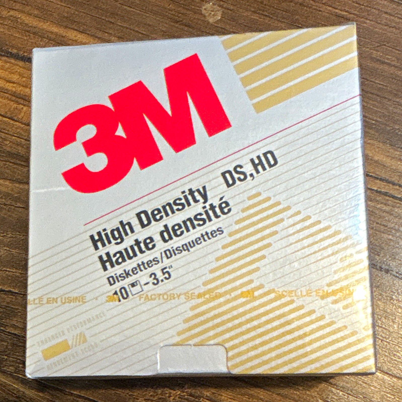 3M DS,HD 3.5in Floppy Disks 1.44MB Recordable 10-Pack Box MPN 12513
