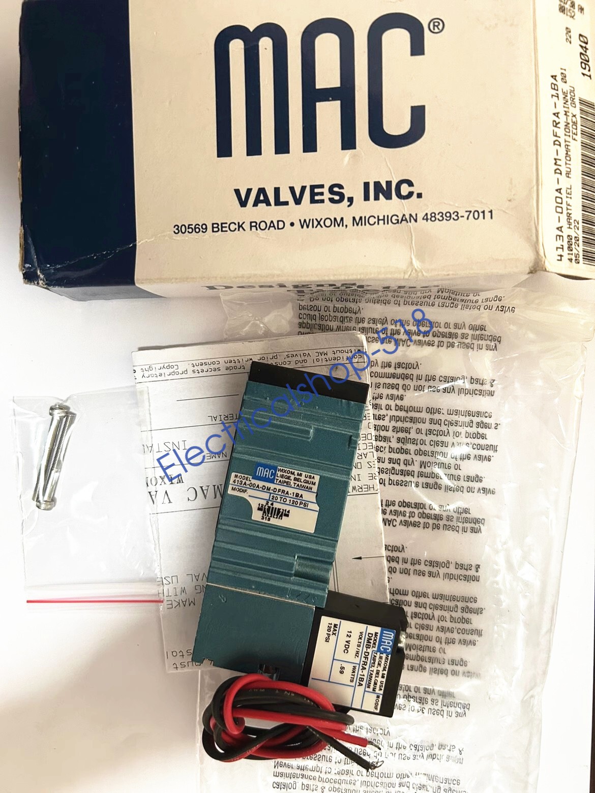 1pcs New MAC Solenoid Valve 413A-00A-DM-DFRA-1BA DHL/FedEx