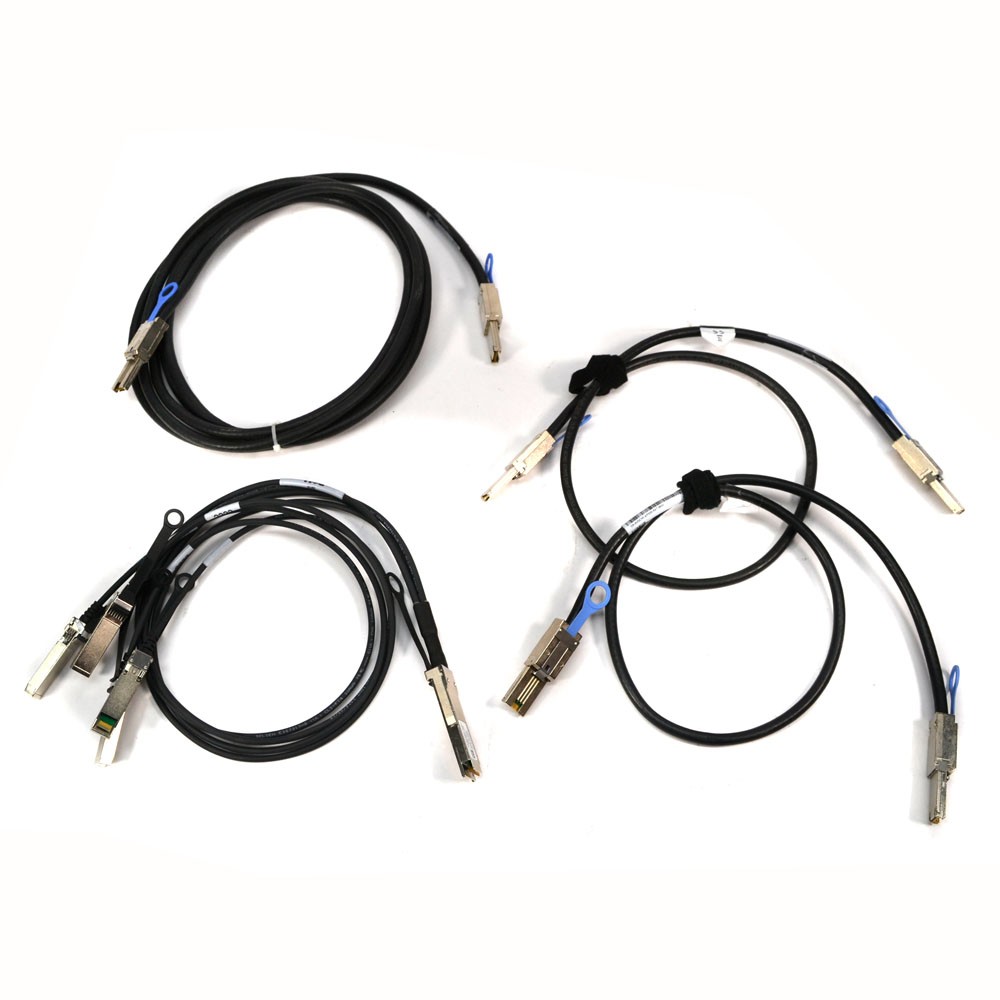 Dell Amphenol, (1) 0TCPM2 1M, (2) 0VDCHF 1M, (1) 0U651D 4M, Stacking Cables