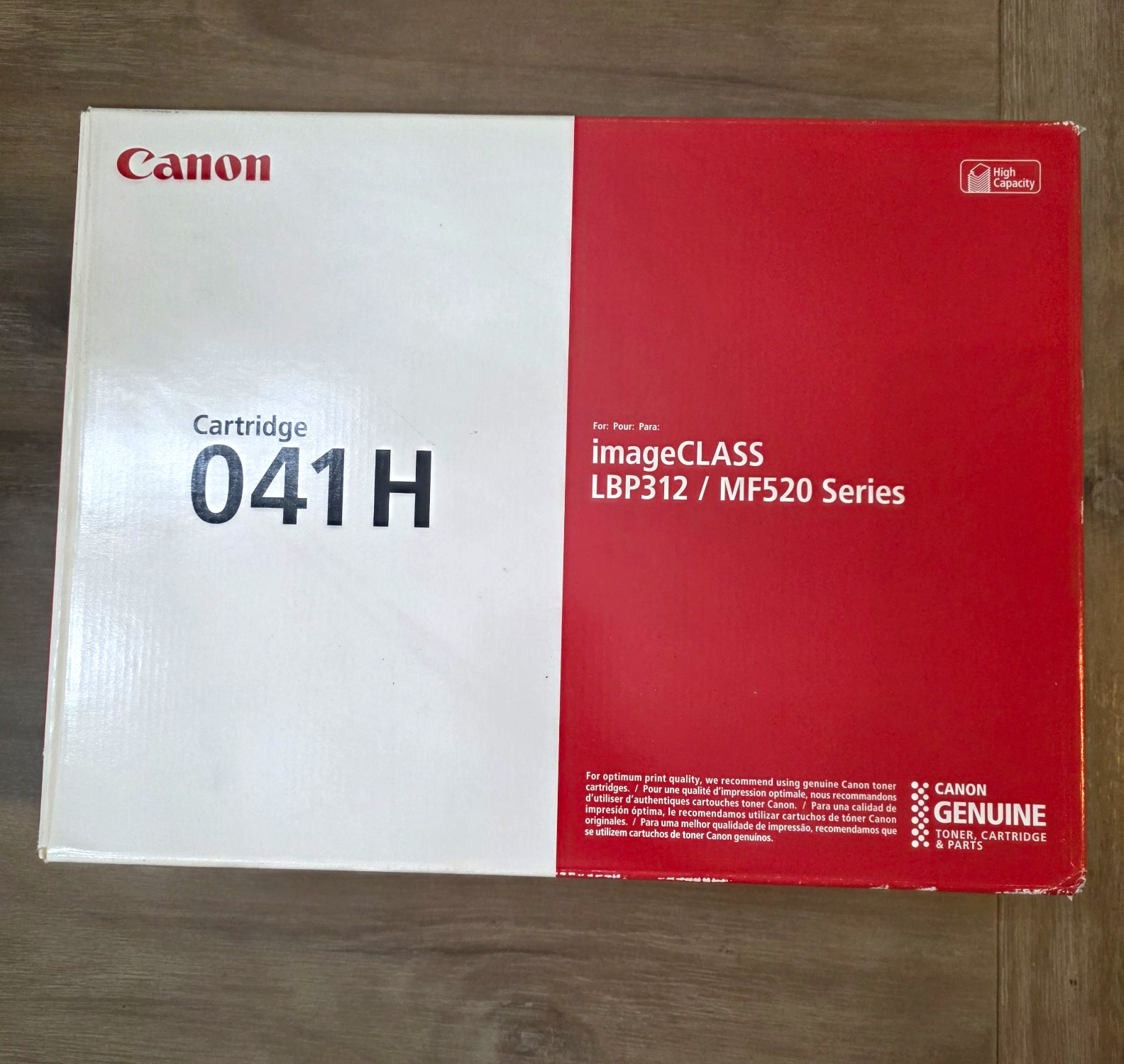 NEW Canon Genuine 041H High Capacity Blk Toner Cartridge CRG-041H Factory Sealed