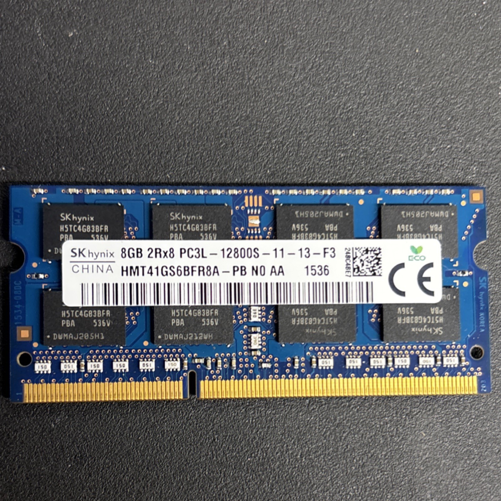 SK hynix DDR3L SO-DIMM 12GB (4GB+8GB) PC3L-12800S 204-Pin Laptop RAM