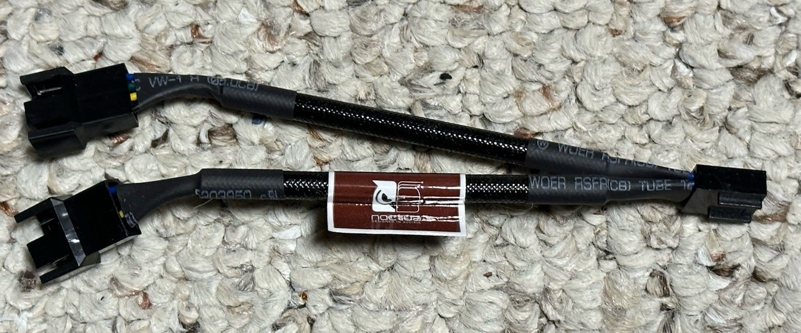 Y Cable 4-Pin NA-YC1 Splitter Adapter 5V 12V 24V PWM for Noctua fan