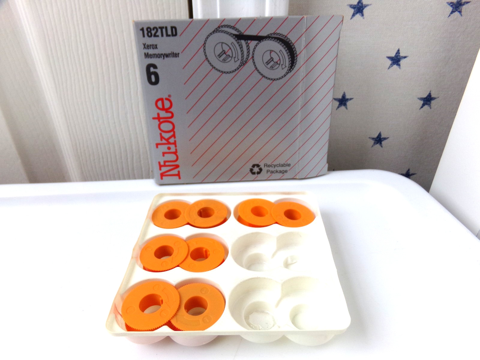 182TLD NuKote Nu-Kote Xerox Memorywriter Open Box Lot of 4 Replacement Tapes