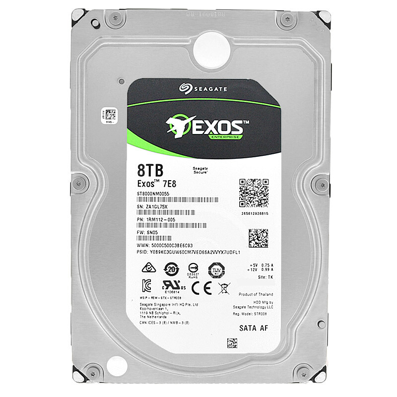 FOR Seagate Exos ST8000NM0055 8TB SATA III 256MB Cache 7200Rpm 3,5'' Inch
