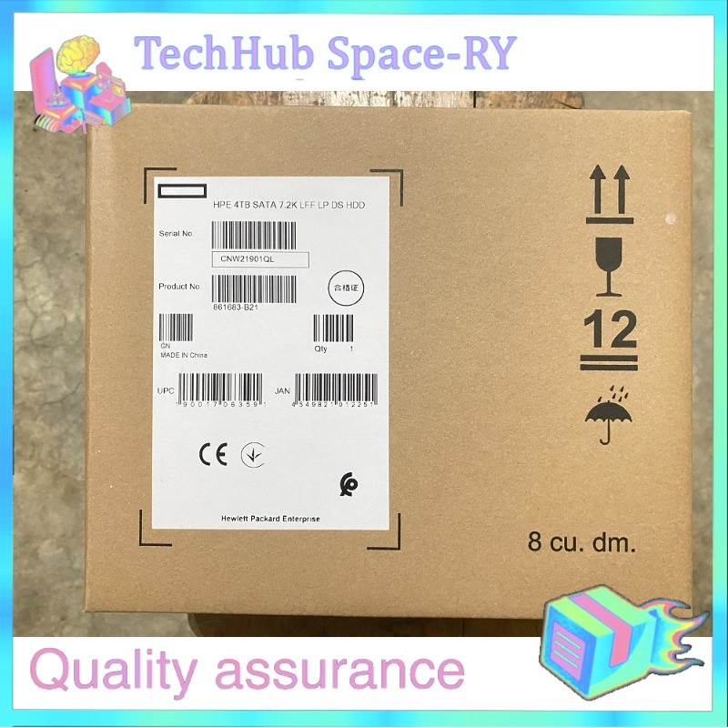 1PCS 861683-B21 New HPE 862133-001 4TB 7.2K SATA 6G 3.5" SC Midline HDD Hard Dr