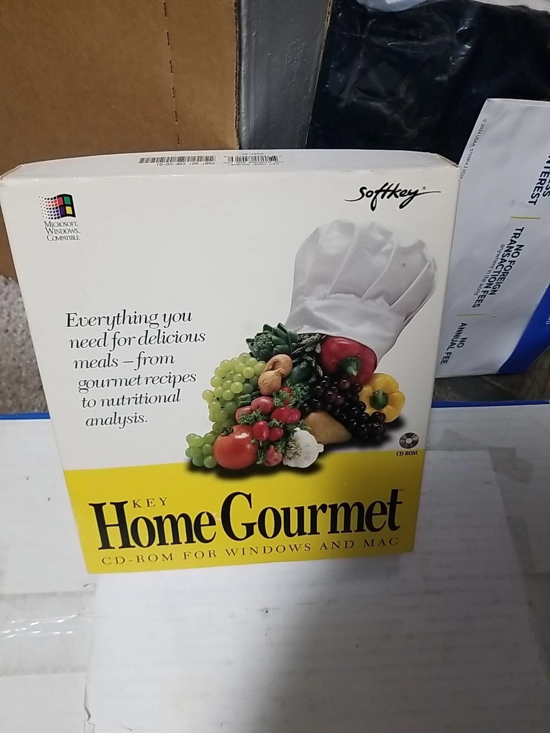 Key Home Gourmet CD-ROM for Windows and Mac (Softkey)Gourmet Recipes Nutritional