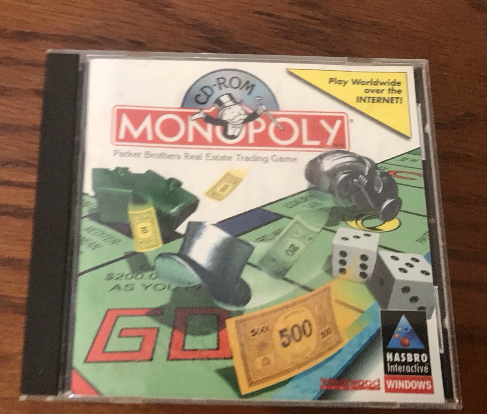 MONOPOLY HASBRO INTERACTIVE VINTAGE SOFTWARE WINDOWS 95 PC-CD ROM 