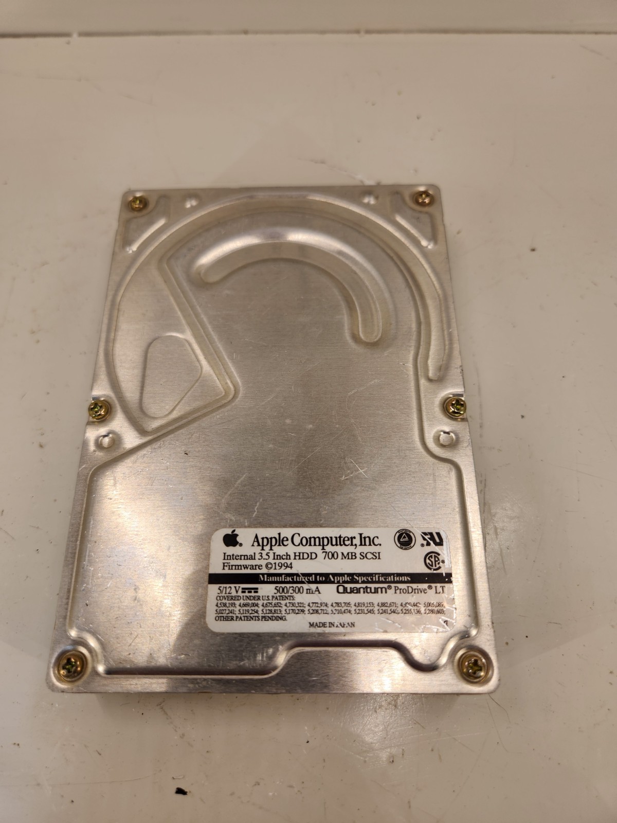 Apple Quantum ProDrive 700MB 3.5" OEM Internal Hard Drive SCSI Mac Vintage