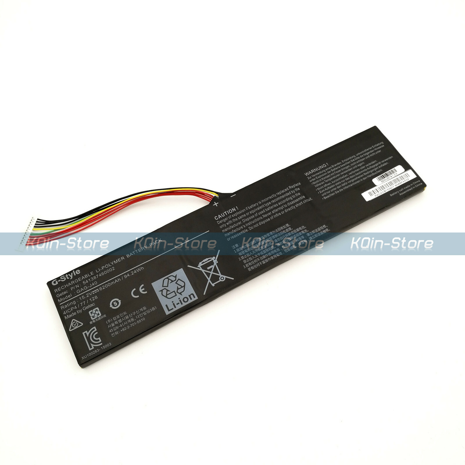 Genuine GAG-J40 OEM Battery for Gigabyte Aero 14 15 15X 14-K7 15-X9 541387460005