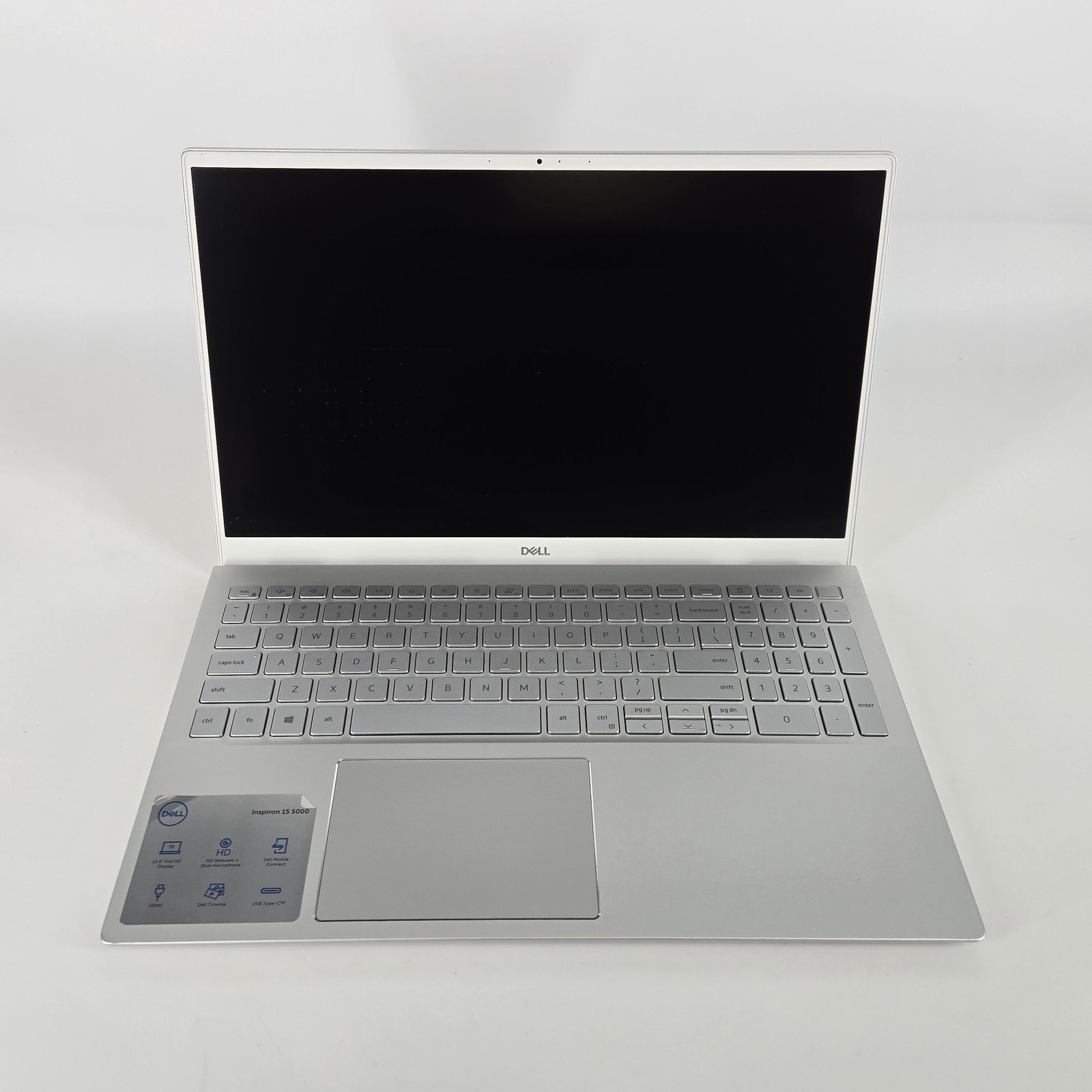 Dell Inspiron 5502 15.6 2021 Silver FHD i5-1135G7 2.40GHz 12GB 512GB SSD Good