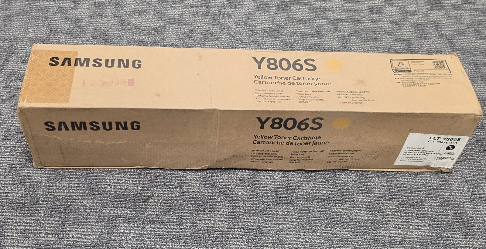 Samsung CLT-Y806S Yellow Toner Cartridge Multipress X7600GX