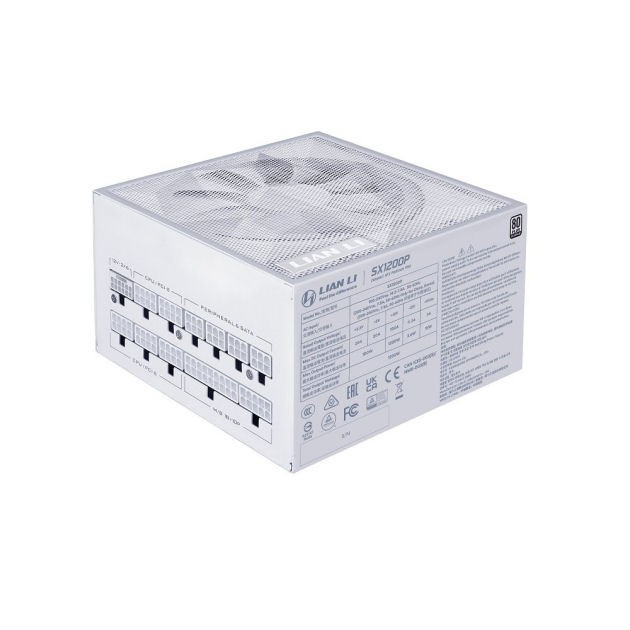 Lian Li 1200W 80Plus PLATINUM Full Modular ATX Power Supply, SX1200P.W -WHITE