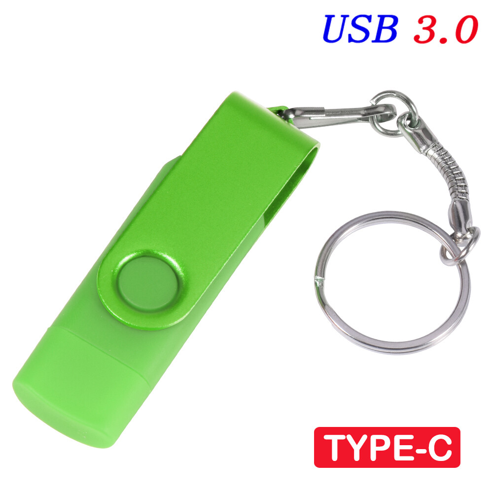 50x USB3.0 stick 128 GB with USB-C free logo printing high capacity for smartphone