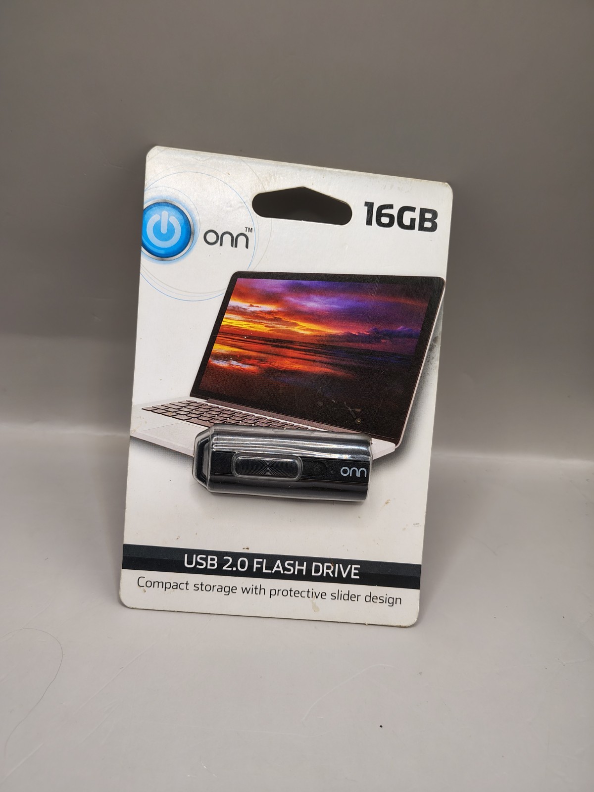 ONN Black 16GB USB 2.0 Flash Drive NEW/SEALED 