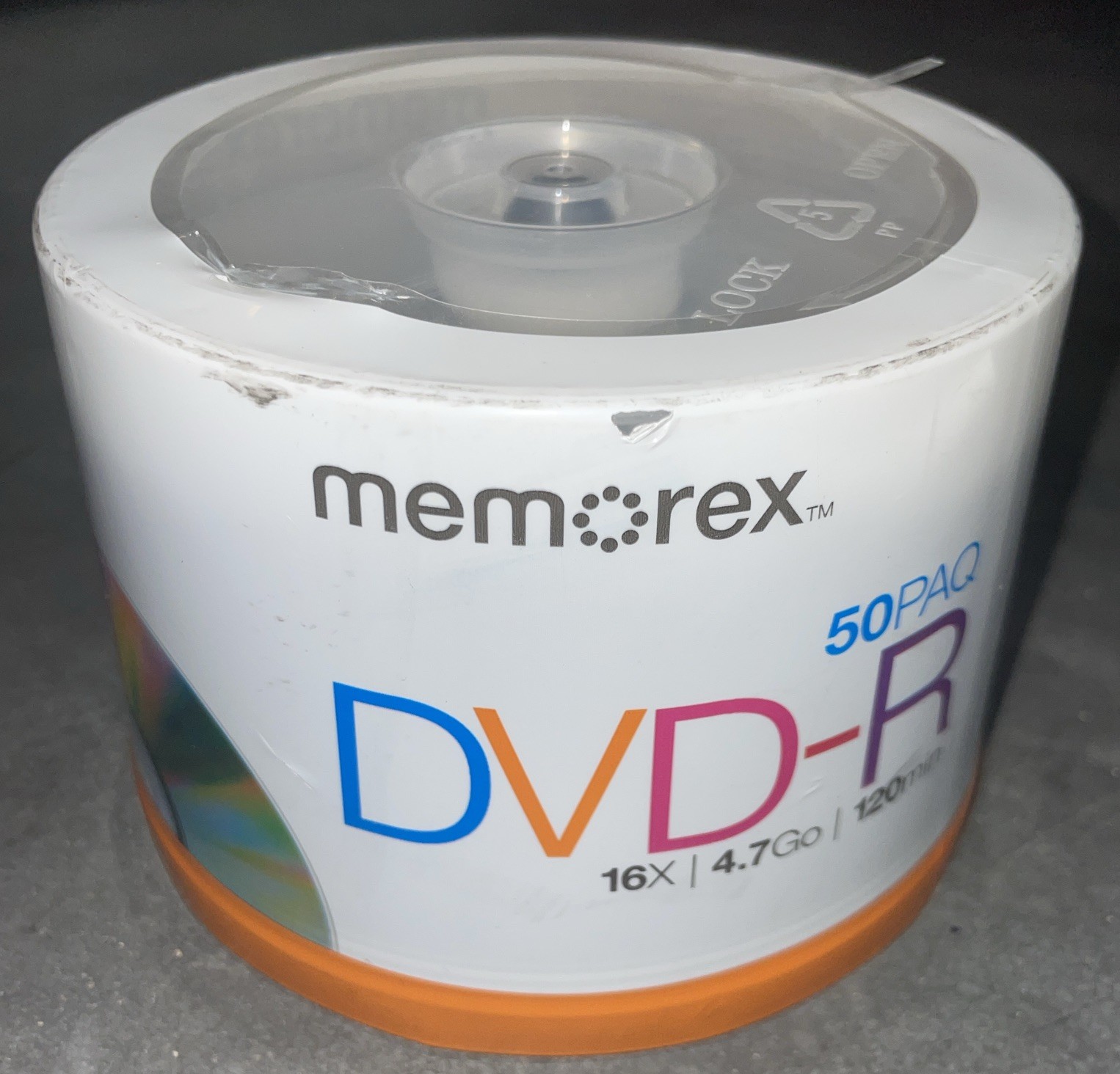 Memorex by Imation Recordable DVD+R 16x 4.7GB 50 Pack Spindle 50 Discs New