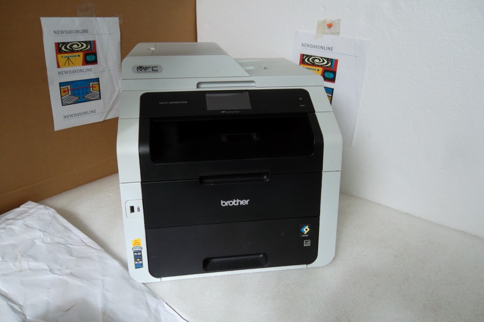 Brother MFC-9330CDW All-in-one Printer Color USB Wi-Fi Fax Scan Copy 3.7" Touch