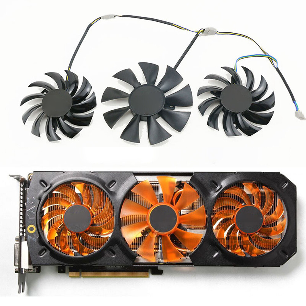 75mm 85mm For ZOTAC GTX770 780 780ti 980 AMP Edition Graphics Cooling Fan