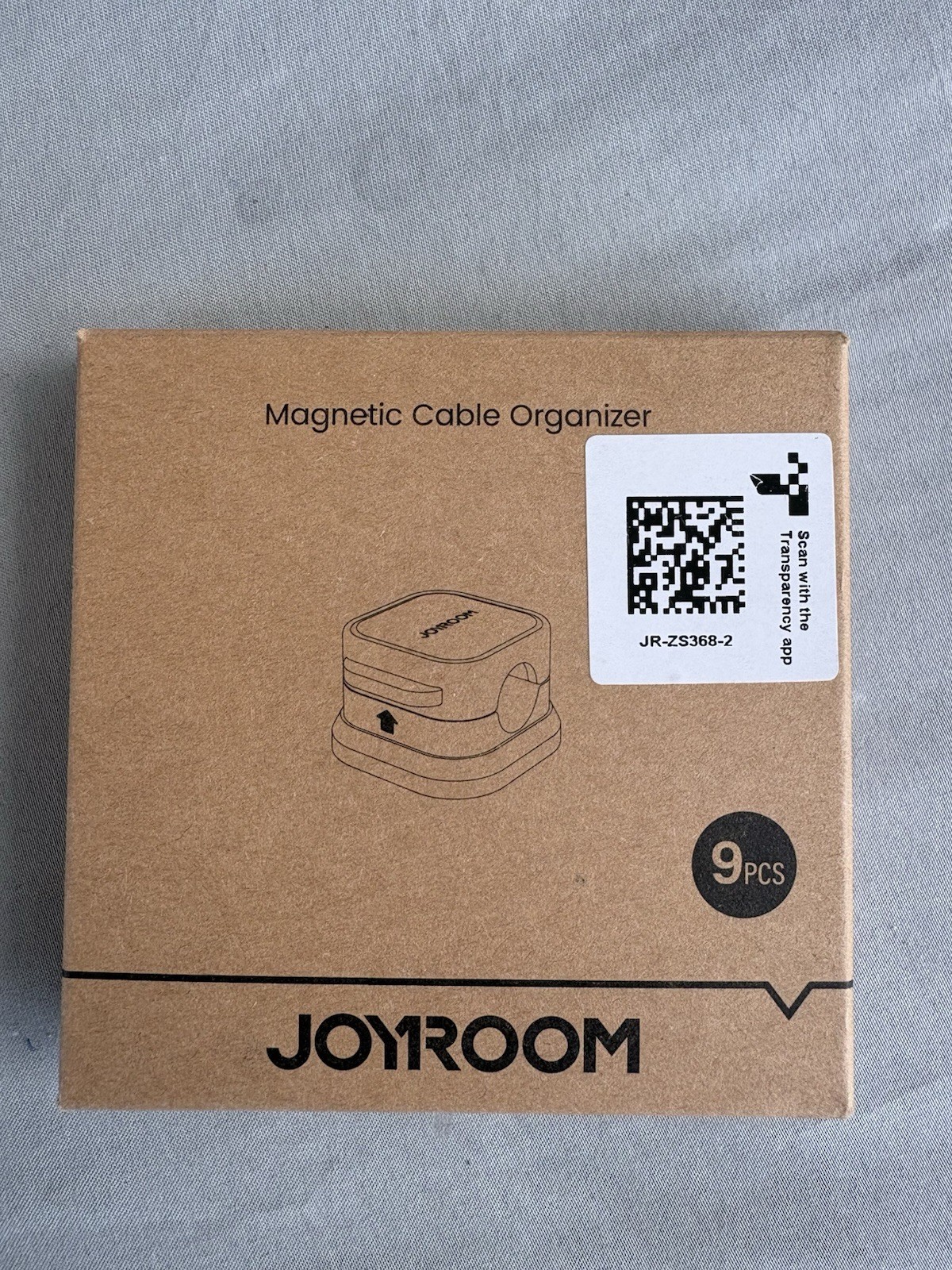 JOYROOM Magnetic Cable Clips Adjustable 9 Pack White JR-ZS368-2