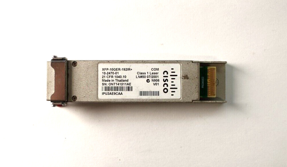 Cisco XFP-10GER-192IR+ COM 10-2470-01 QSFP Optical Transceiver